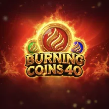 Burning Coins 40 slot cover
